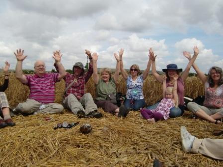 Our 2010 Group in a Crop
            Circle